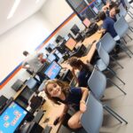 1º ano A - Aula no laboratório de informática
