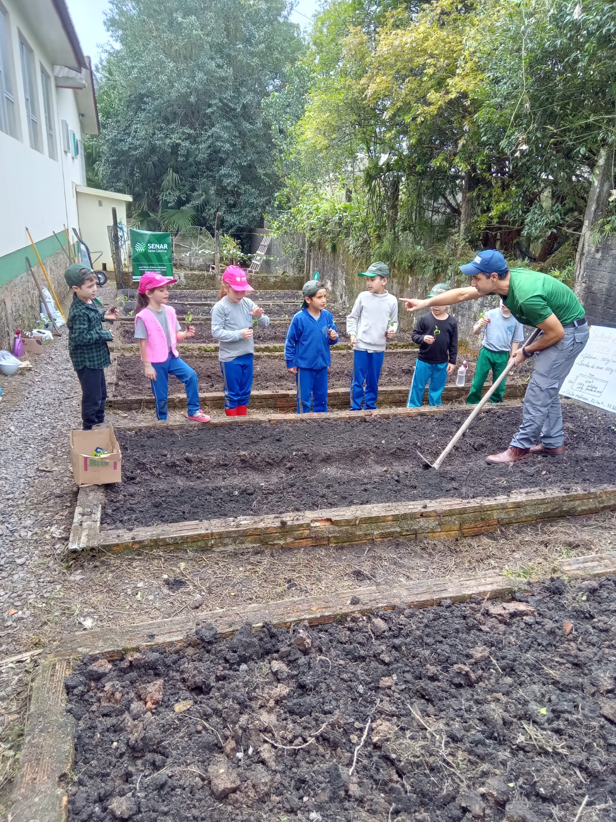 Escola de Turvo implementa Projeto “Plantando para o Futuro: Horta Escolar”