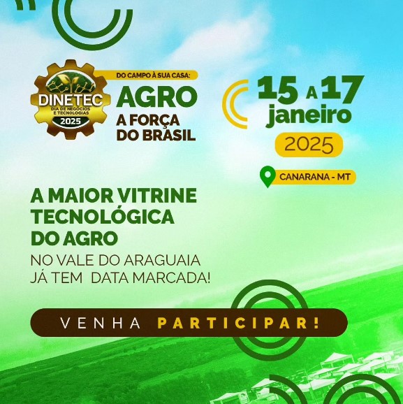 Dinetec 2025: Iniciando o Ano com Inovação e Conexões no Agro!