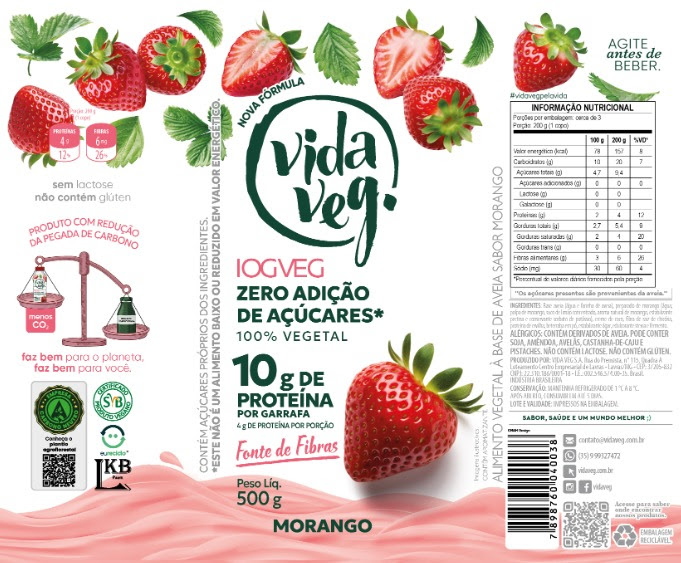 Vida Veg amplia linha de produtos proteicos para atender usuários de canetas emagrecedoras