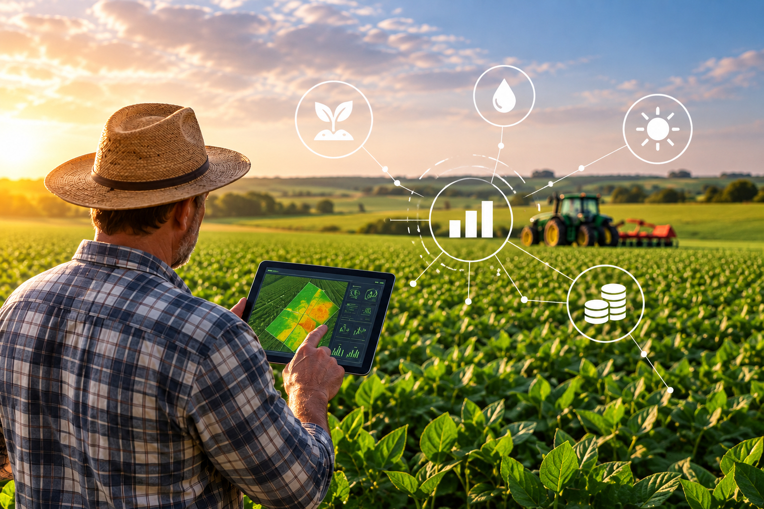 IA e análise de dados no campo: saiba como a tecnologia ajuda o produtor rural a decidir onde investir sem comprometer o caixa