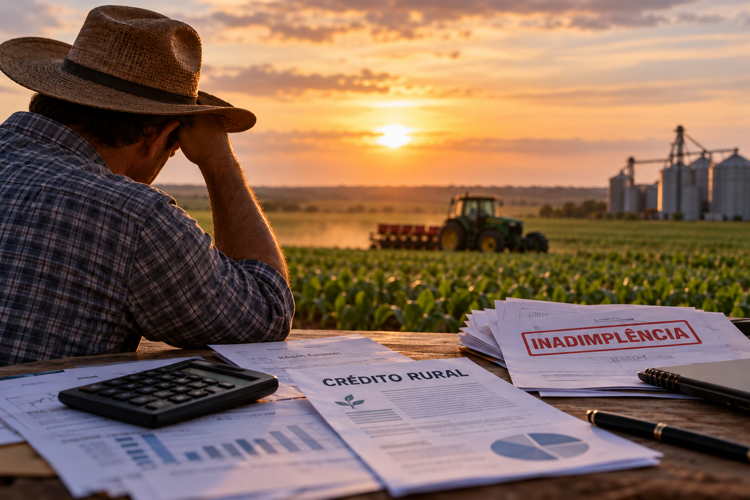 Alerta no Agro: Inadimplência recorde de 9,69% ameaça financiamento da safra; especialista analisa cenário